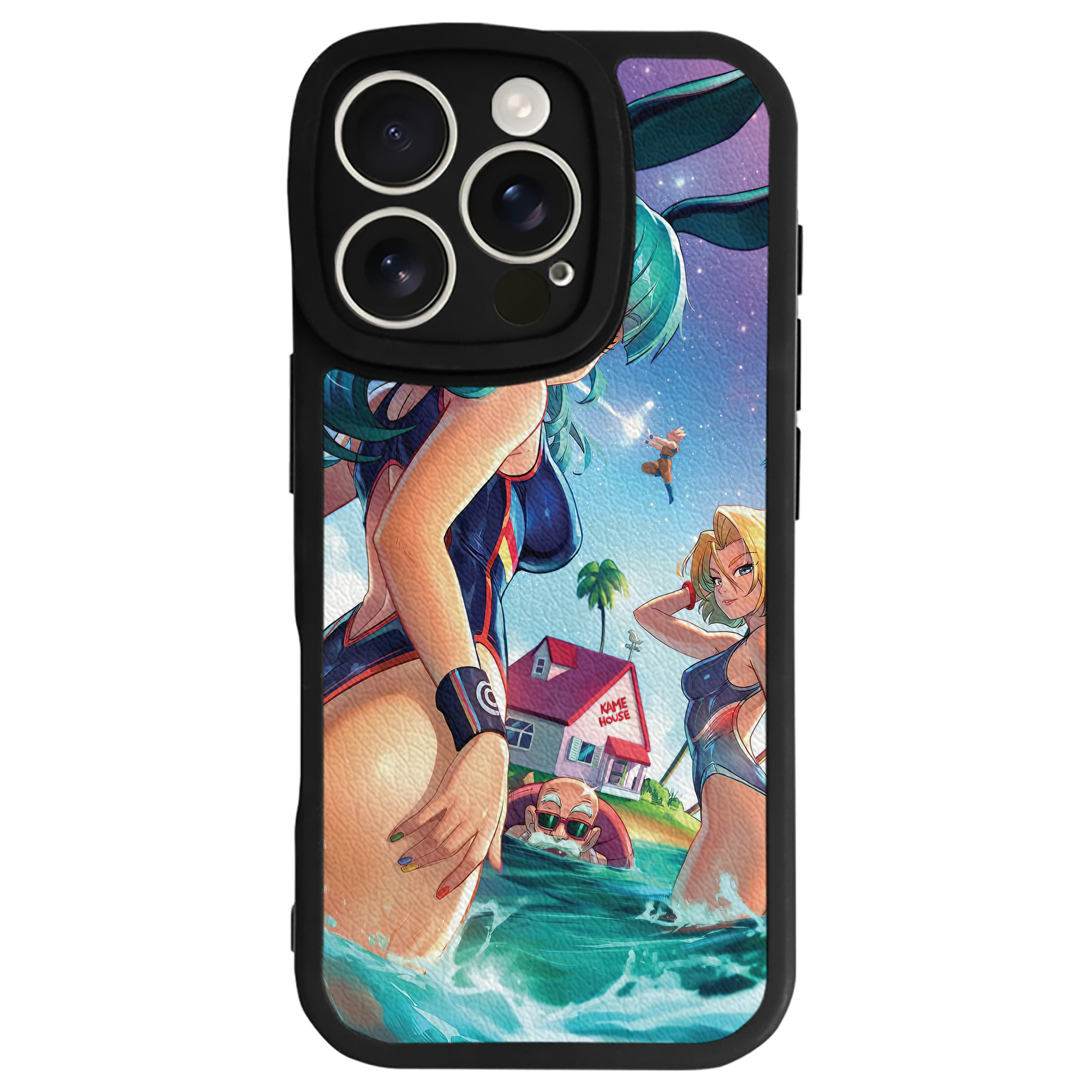 （画像用） ドラゴンボール DRAGON BALL 【iPhone 16シリーズ対応】シリコンスマホケース（レザー調） 材質：シリコン